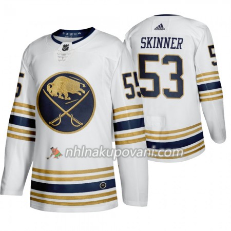 Buffalo Sabres Dresy Jeff Skinner 53 50th Anniversary Adidas 2019-2020 Bílá Authentic - Pánské